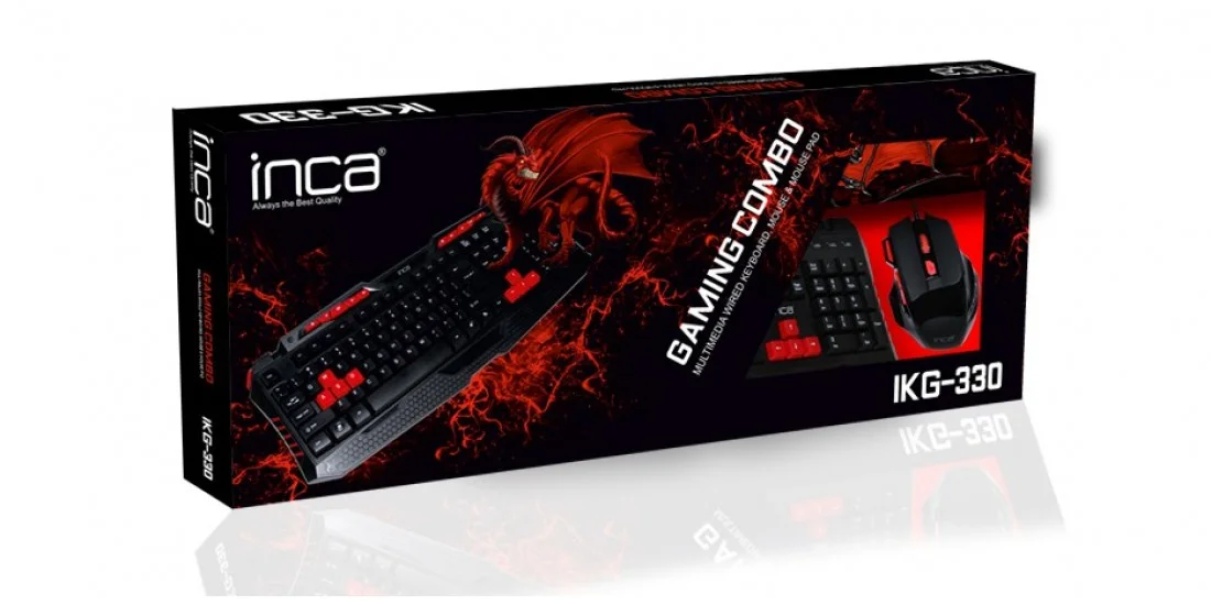 Inca IKG-330 Gaming Klavye Mouse Seti Inca IKG-330 Gaming Klavye Mouse Seti