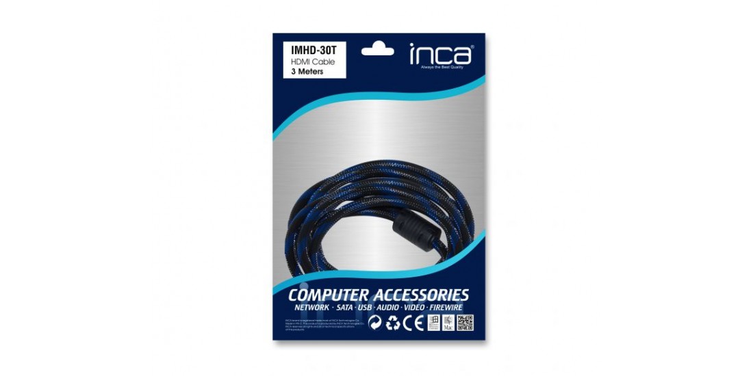 Inca IMHD-30T 3M HDMI Kablo Inca IMHD-30T 3M HDMI Kablo